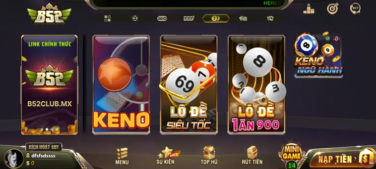 Sảnh Game Nhanh B52 Club Thiên Đường Giải Trí Trực Tuyến Đẳng Cấp Thượng Lưu