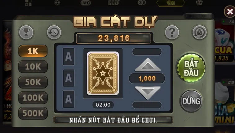 Trải Nghiệm Tuyệt Đỉnh Với Minigame Mini Gia Cát Dự Tại B52 Club
