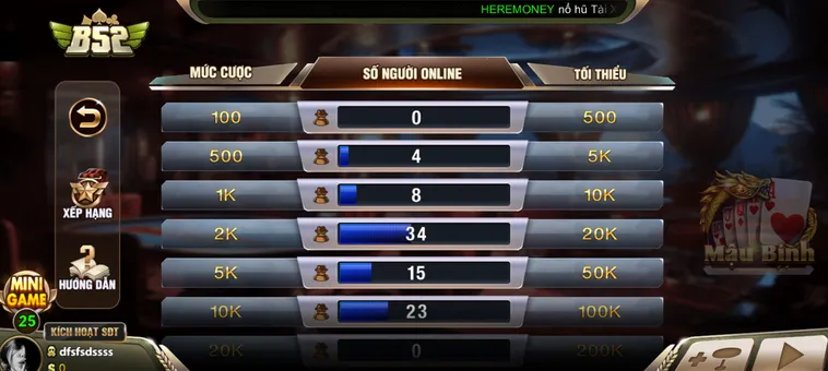 Chinh Phục Đỉnh Cao Trò Chơi Mậu Binh Tại B52 Club Siêu Đẳng Cấp
