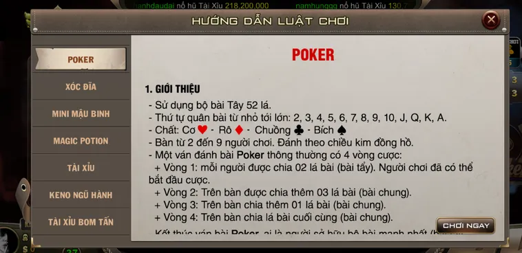 Chinh Phục Siêu Phẩm Poker Tại B52 Club Với Những Trải Nghiệm Đỉnh Cao