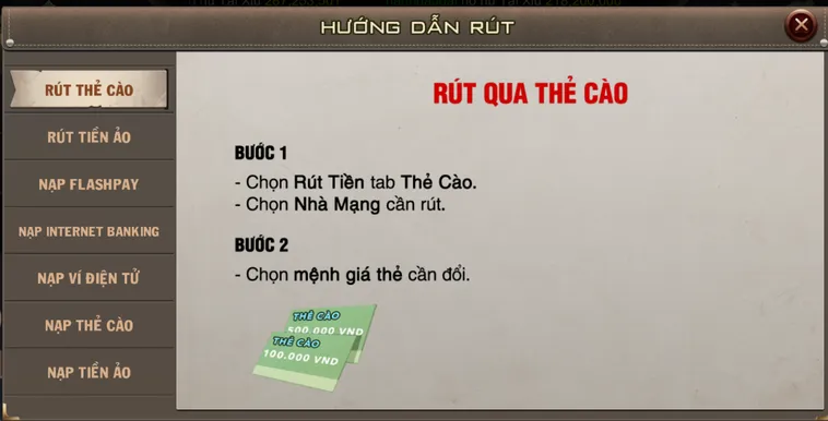 Hướng Dẫn Rút Tiền Bằng Thẻ Cảo Tại B52 Club Nhanh Chóng An Toàn Cho Mọi Cược Thủ Chuyên Nghiệp