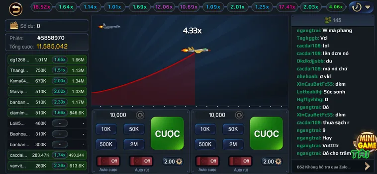 Trải Nghiệm Tốc Độ Vượt Trội Cùng Minigame Tiêm Kích F35 Tại B52 Club